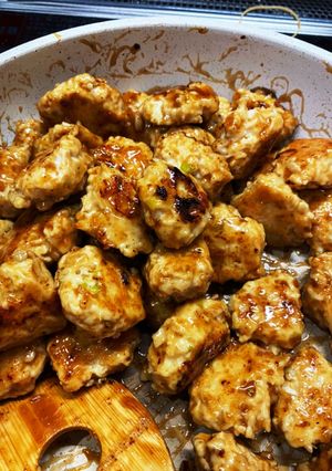 冷凍作り置き 鶏つくねの照り焼き-レシピのメイン写真