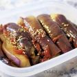 素材一品だけおかず、レンジでナス梅酢和え