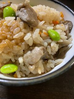 鶏ごぼうごはん/七尾市学校給食-レシピのメイン写真