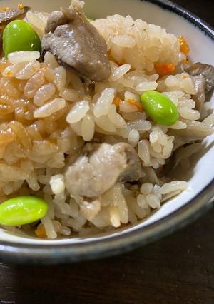 鶏ごぼうごはん/七尾市学校給食-レシピのメイン写真