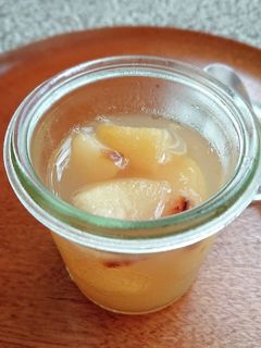 桃の寒天ゼリー-レシピのメイン写真