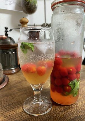 トマトバジルエイド-レシピのメイン写真