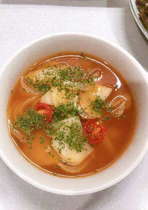 トマトスープ-レシピのメイン写真