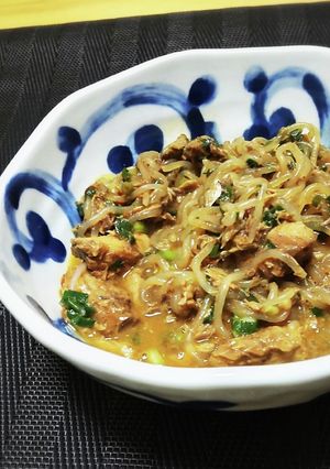 さば味噌煮缶としらたきのピリカラ炒め-レシピのメイン写真