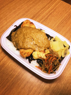 りんご豆乳のカレーソースでひと手間のり弁-レシピのメイン写真
