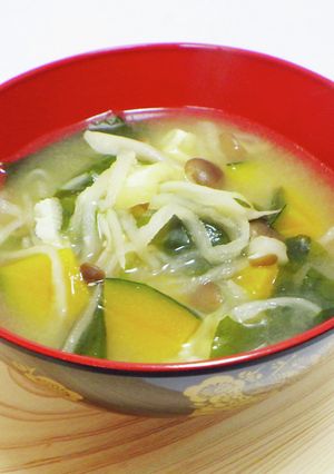切干大根の味噌汁-レシピのメイン写真