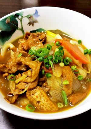 カレーリメイクで蕎麦屋のカレーうどん-レシピのメイン写真