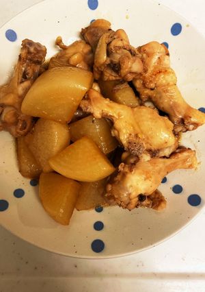 手羽元と大根の煮付け【簡単】-レシピのメイン写真
