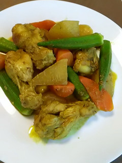 根菜と鶏手羽元のカレー煮-レシピのメイン写真