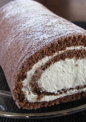 Kurukuru Cocoaロールケーキ-レシピのメイン写真