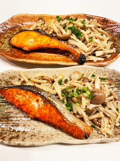 塩鮭ときのこのバター醤油炒め!-レシピのメイン写真