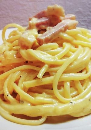 カルボナーラ(自分用？)-レシピのメイン写真