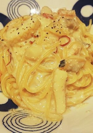 豆乳シーフードパスタ。-レシピのメイン写真