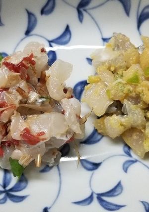 太刀魚の梅なめろう♪-レシピのメイン写真
