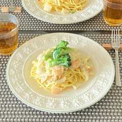 รูปของ 簡単ダマしらず！クリームパスタ