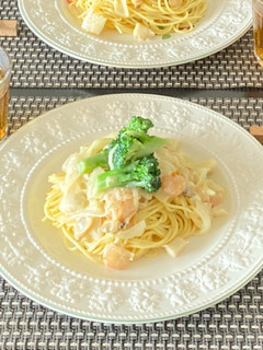 簡単ダマしらず!クリームパスタ-レシピのメイン写真