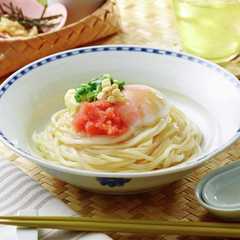 A picture of 明太バター釜玉風うどん.