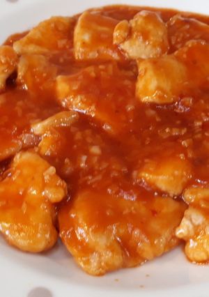 【鶏チリ】鶏むね肉で手軽に簡単-レシピのメイン写真