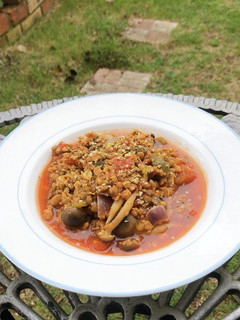 レンズ豆のトマト煮込みスープ-レシピのメイン写真