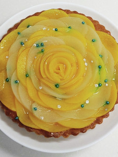 ピーチタルトケーキ-レシピのメイン写真