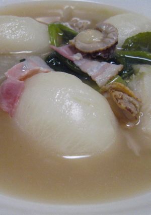 カブとほたてのスープ-レシピのメイン写真