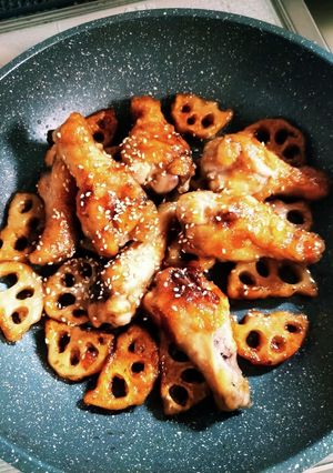 フライパン１つ！テリテリ手羽元おかず！！-レシピのメイン写真