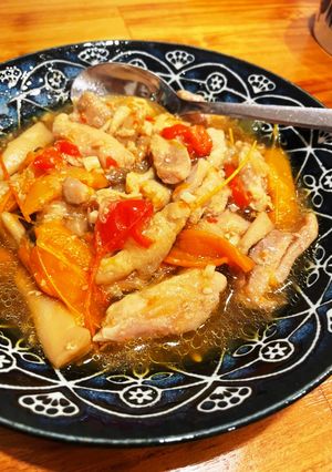 【ホットクック】鶏とパプリカのくったり煮-レシピのメイン写真