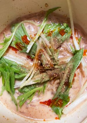 【ダイエット中の〆料理】しらたき坦々麺-レシピのメイン写真