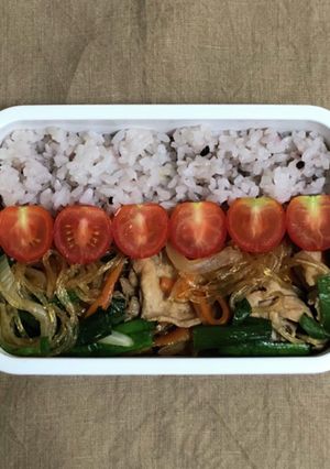 自分弁当・7月30日-レシピのメイン写真