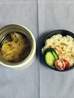 自分弁当・8月4日-レシピのメイン写真