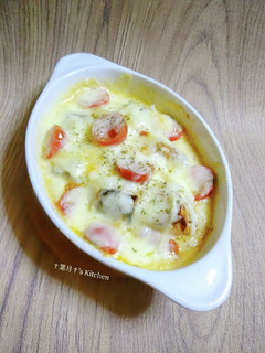 *サバ味噌トマトチーズ焼き*-レシピのメイン写真
