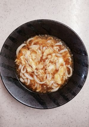 あったか かき玉 うどん-レシピのメイン写真
