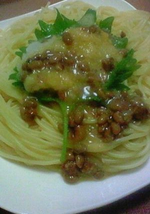 納豆パスタ-レシピのメイン写真