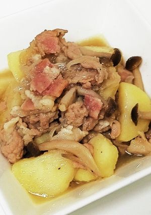 豚こまとじゃが芋のビール煮-レシピのメイン写真