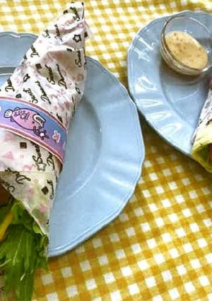 あんこうとシャキシャキ野菜のクレープ-レシピのメイン写真