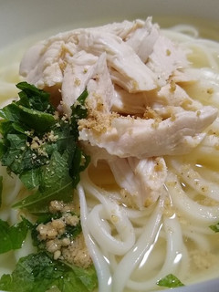 シンプルに旨い!鶏塩うどん柚子胡椒風味-レシピのメイン写真