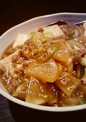 大根と豆腐のピリ辛煮-レシピのメイン写真