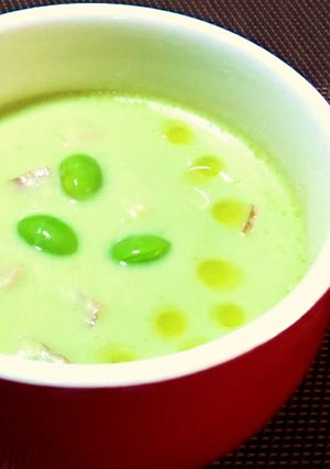 枝豆ペーストで簡単！枝豆スープの作り方-レシピのメイン写真
