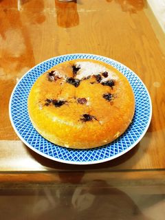 簡単 炊飯器でブルーベリー台湾カステラ風-レシピのメイン写真