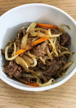 簡単！切って焼くだけの牛肉のブルコギ風-レシピのメイン写真