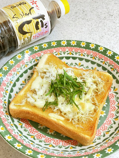しらすとだし醤油マヨチーズトースト-レシピのメイン写真