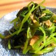 簡単!!わかめと三つ葉のなめたけ和え