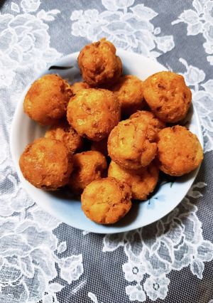 おから&魚ﾆｿ&ﾁｰｽﾞのｶﾚｰﾎﾞｰﾙ-レシピのメイン写真