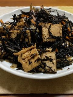 ひじきと厚揚げの炒め煮-レシピのメイン写真