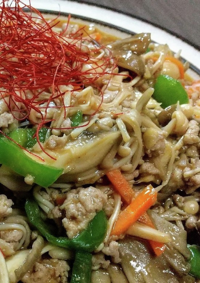 麻婆風きのこ炒め-レシピのメイン写真
