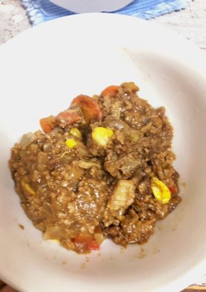 炒めバナナのごちレピキーマカレー-レシピのメイン写真