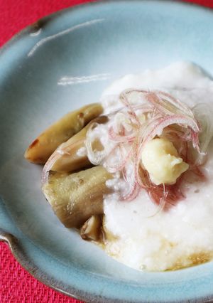 焼き茄子のとろろがけ-レシピのメイン写真