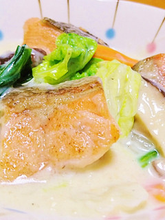 【適塩レシピ】秋鮭のクリーム煮-レシピのメイン写真
