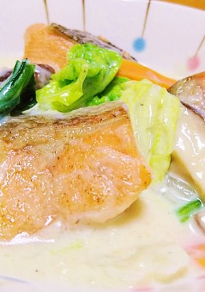 【適塩レシピ】秋鮭のクリーム煮-レシピのメイン写真