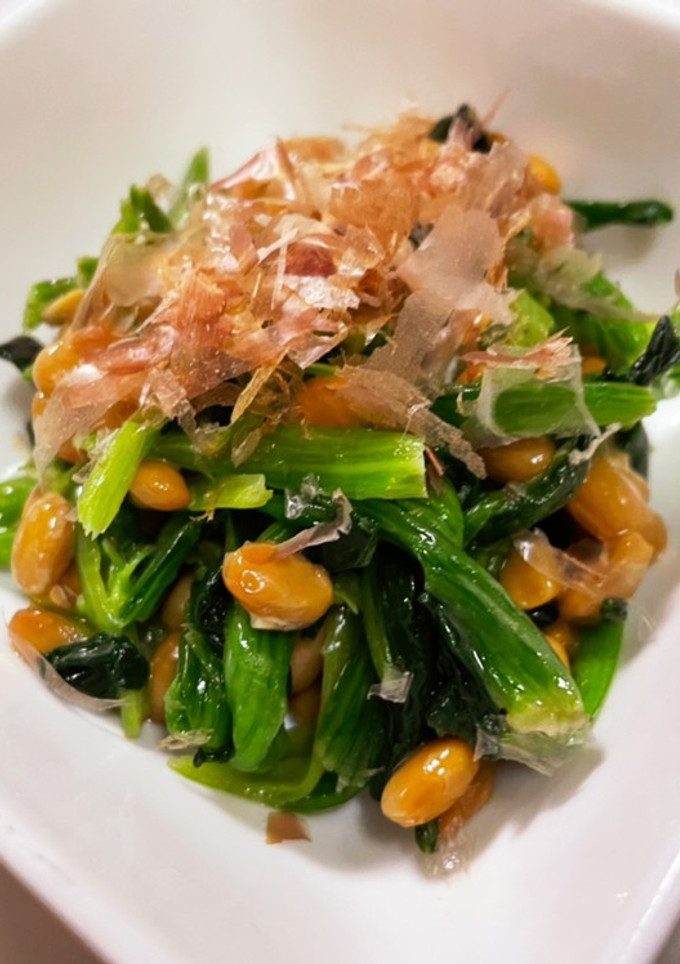 ほうれん草と納豆の和え物-レシピのメイン写真